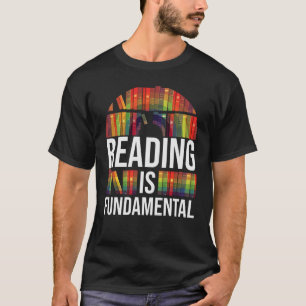 Camiseta Leer es fundamental para la poesía Bookworm y el l
