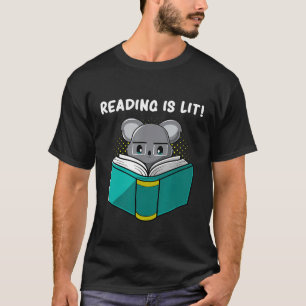Camiseta Leer Es Iluminado Para Los Amantes De Koala Que Am