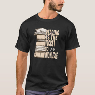 Camiseta Leer es la entrada al conocimiento