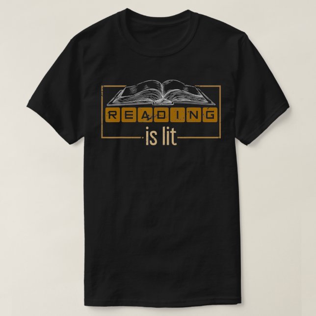 Camiseta Leer es leer con luz (Diseño del anverso)