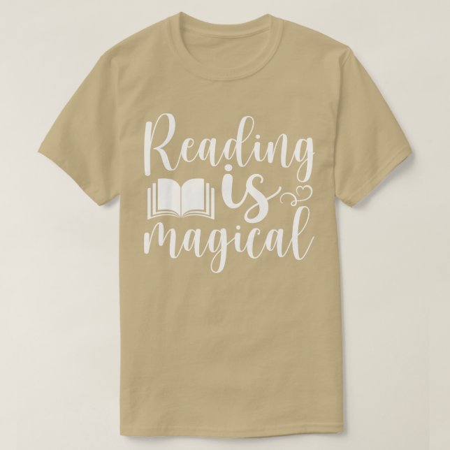 Camiseta Leer es mágico 1 (Diseño del anverso)