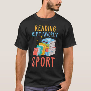 Camiseta Leer es mi aficionado favorito a los lectores de l