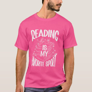 Camiseta Leer es mi Bookworm deportivo favorito