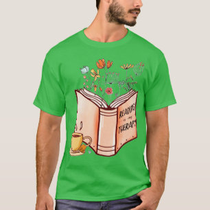Camiseta Leer es mi cita terapéutica para los aficionados a