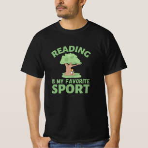 Camiseta Leer Es Mi Deporte Favorito Lee Un Libro