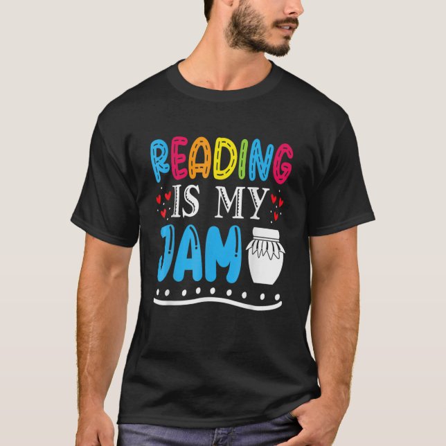 Camiseta Leer es mi Jam Kids Teacher I Love Read Book (Anverso)