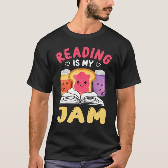 Camiseta Leer Es Mi Jam Me Encanta Leer Libros Maestra Ki (Anverso)