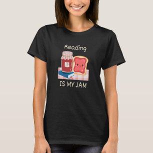 Camiseta Leer es mi Jam Pun leer gelatina y tostadas