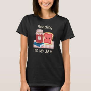 Camiseta Leer es mi Jam Pun leer gelatina y tostadas