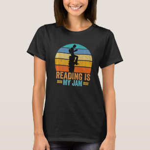 Camiseta Leer es mi Jam Retro Vintage Books 4