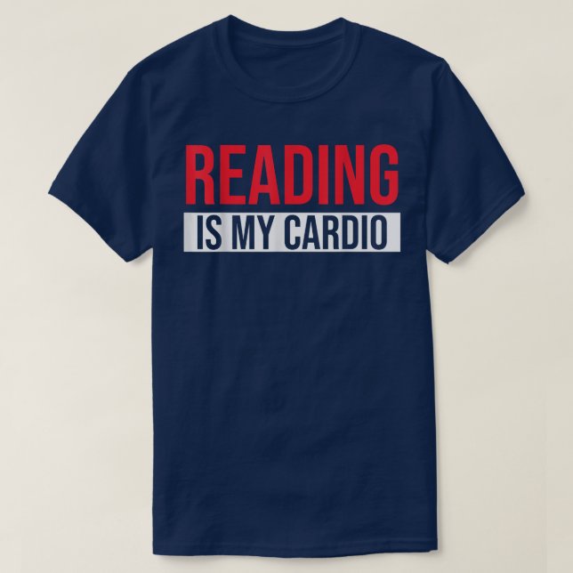 Camiseta Leer es mi libro de lectura cardiovascular (Diseño del anverso)