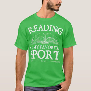 Camiseta Leer es mi libro deportivo favorito Worm Leer