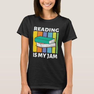 Camiseta Leer es mi mermelada retro Bookworm en inglés