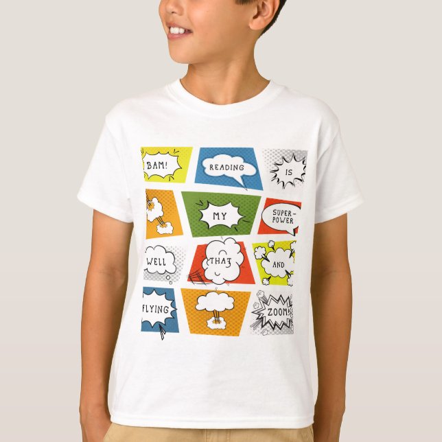 Camiseta Leer es mi superpoder (Anverso)