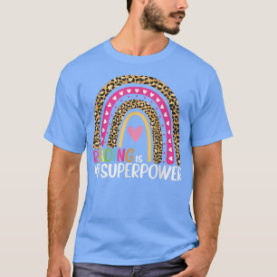 Camiseta Leer es mi superpoder, estudiante de la Biblioteca