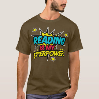 Camiseta Leer es mi superpoder Retro Vintage Books Readi