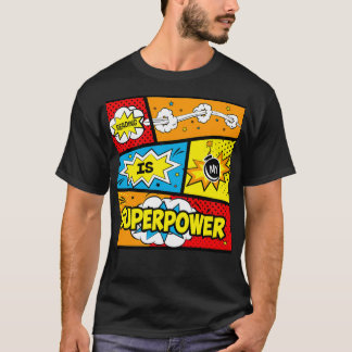 Camiseta Leer es mi superpotencia 2