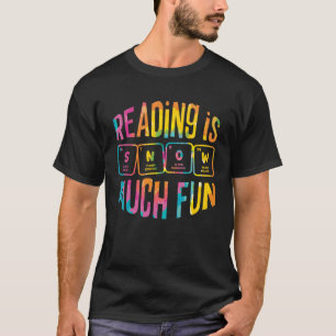 Camiseta Leer es nieve es una ciencia divertida de la lectu