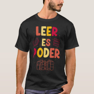 Camiseta Leer Es Poder Groovy Mae Bilingüe