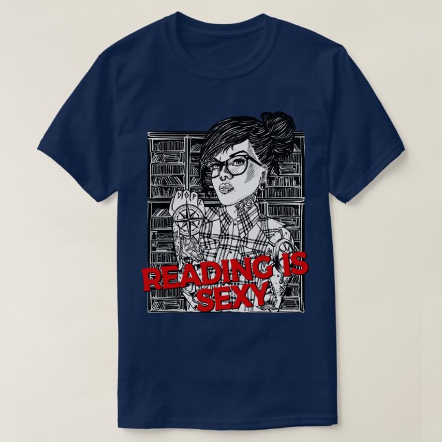 Camiseta Leer es sexy (Diseño del anverso)