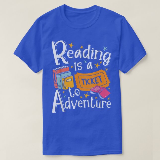 Camiseta Leer Es Un Billete Para Adventures Book Lover Gift (Diseño del anverso)