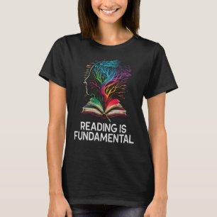 Camiseta Leer es un libro fundamental del libro del libro d