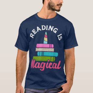 Camiseta Leer es un libro mágico bibliotecario amante