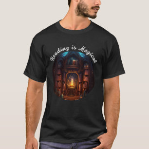 Camiseta Leer es un mágico profesor de gusano de biblioteca