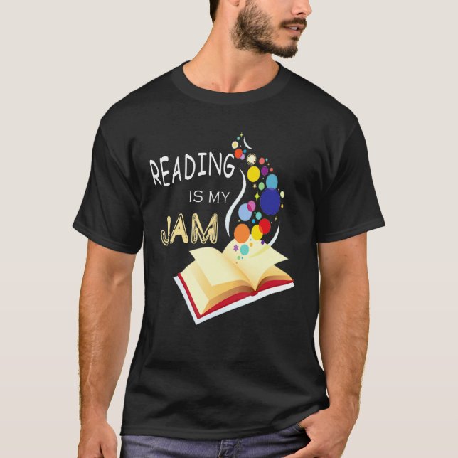 Camiseta Leer es una broma que me encanta leer libros (Anverso)