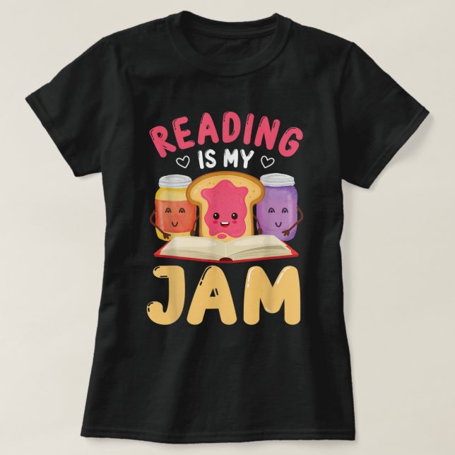 Camiseta Leer es una broma que me encanta leer libros regal (Diseño del anverso)