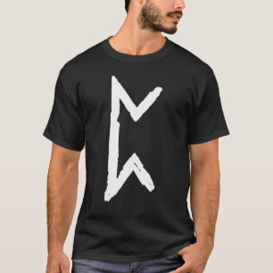 Camiseta Leer Futhark Rune Perthro Letra P