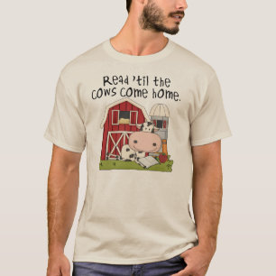 Camiseta Leer hasta que las vacas regresen a casa