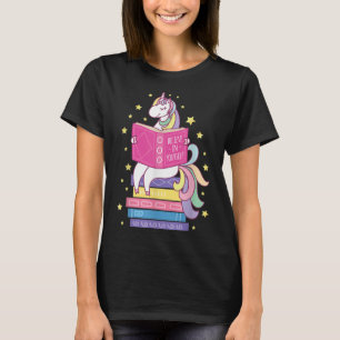Camiseta Leer la biblioteca Unicorn Leer libros Lover Reade