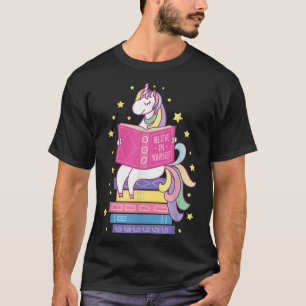 Camiseta Leer la biblioteca Unicorn Leer libros Lover Reade