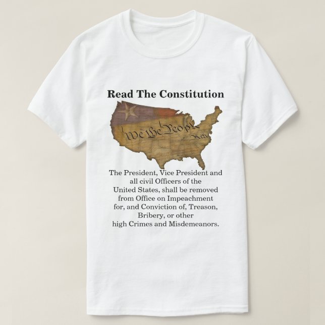 Camiseta Leer la Constitución (Diseño del anverso)