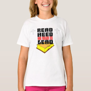 Camiseta Leer la Santa Biblia y seguir su ejemplo
