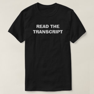 CAMISETA LEER LA TRANSCRIPCIÓN