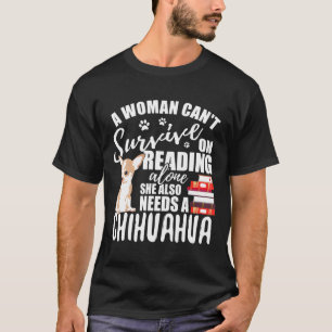 Camiseta Leer libro Perro para mujeres Amp Abuela