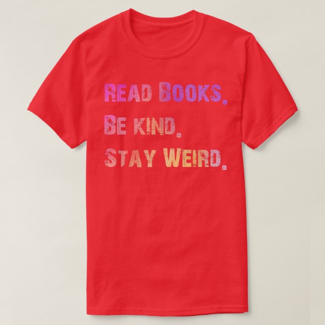 Camiseta Leer libros (Diseño del anverso)