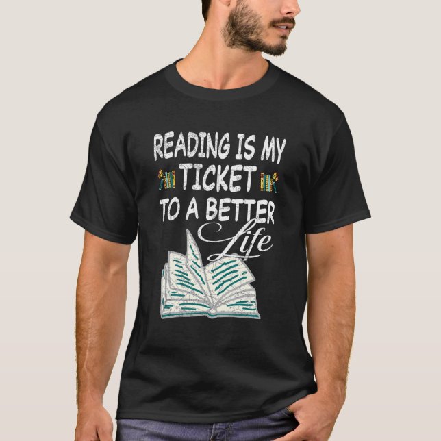 Camiseta Leer libros de literatura libros Los lectores de l (Anverso)