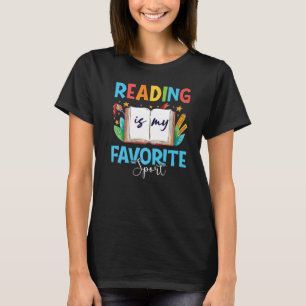 Camiseta Leer libros de Nerds Bookish Book Reading es mi Sp