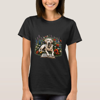 Camiseta Leer libros Labrador Recuperar Perro Cachorro Perr