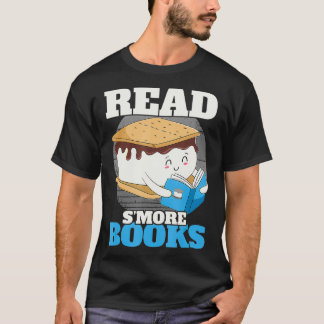Camiseta Leer libros más inteligentes acampando Bookworm Bo