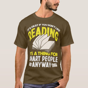 Camiseta Leer Libros Para Personas Inteligentes Amante De L