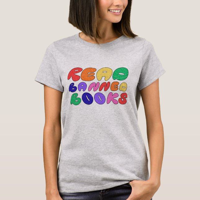 Camiseta Leer libros prohibidos (Anverso)