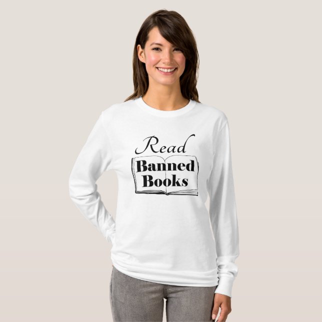 Camiseta Leer libros prohibidos (Anverso completo)