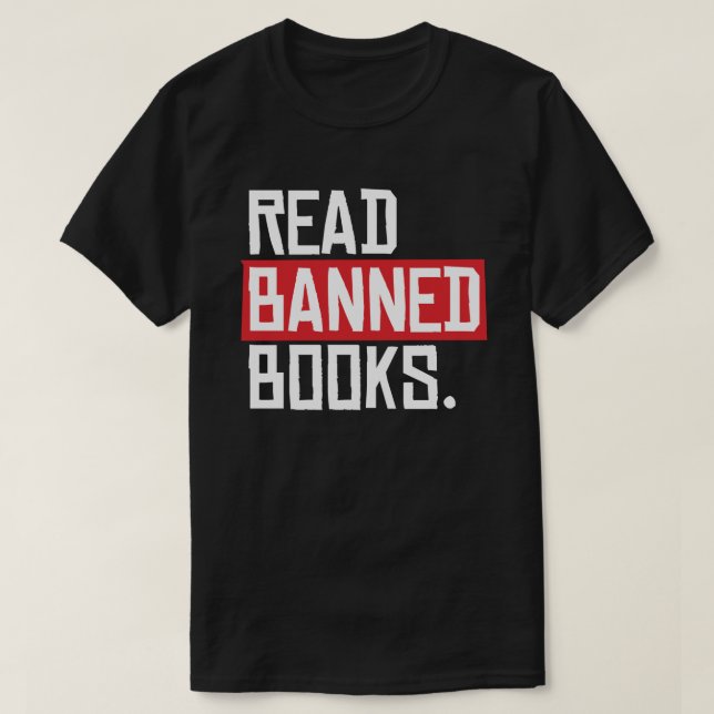 Camiseta Leer libros prohibidos (Diseño del anverso)