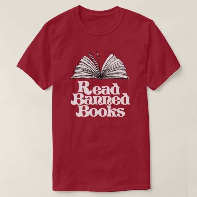 Camiseta Leer libros prohibidos (Diseño del anverso)
