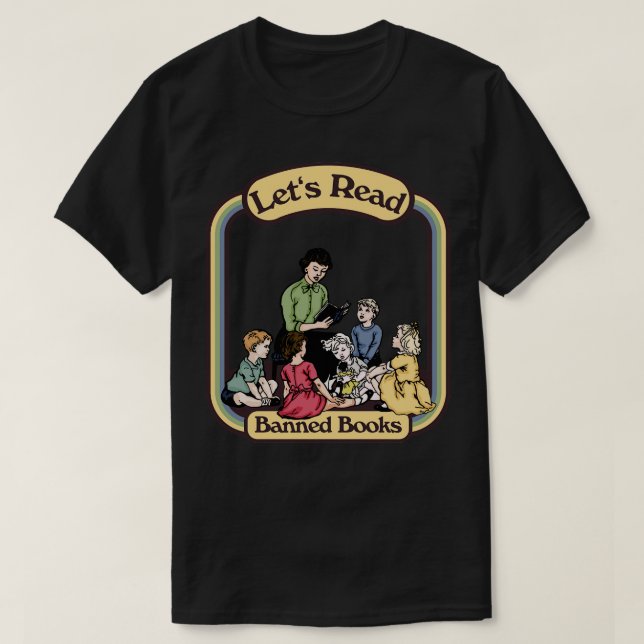 Camiseta Leer libros prohibidos (Diseño del anverso)
