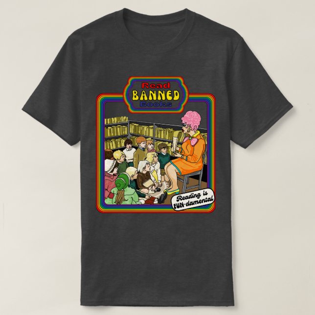 Camiseta Leer libros prohibidos (Diseño del anverso)